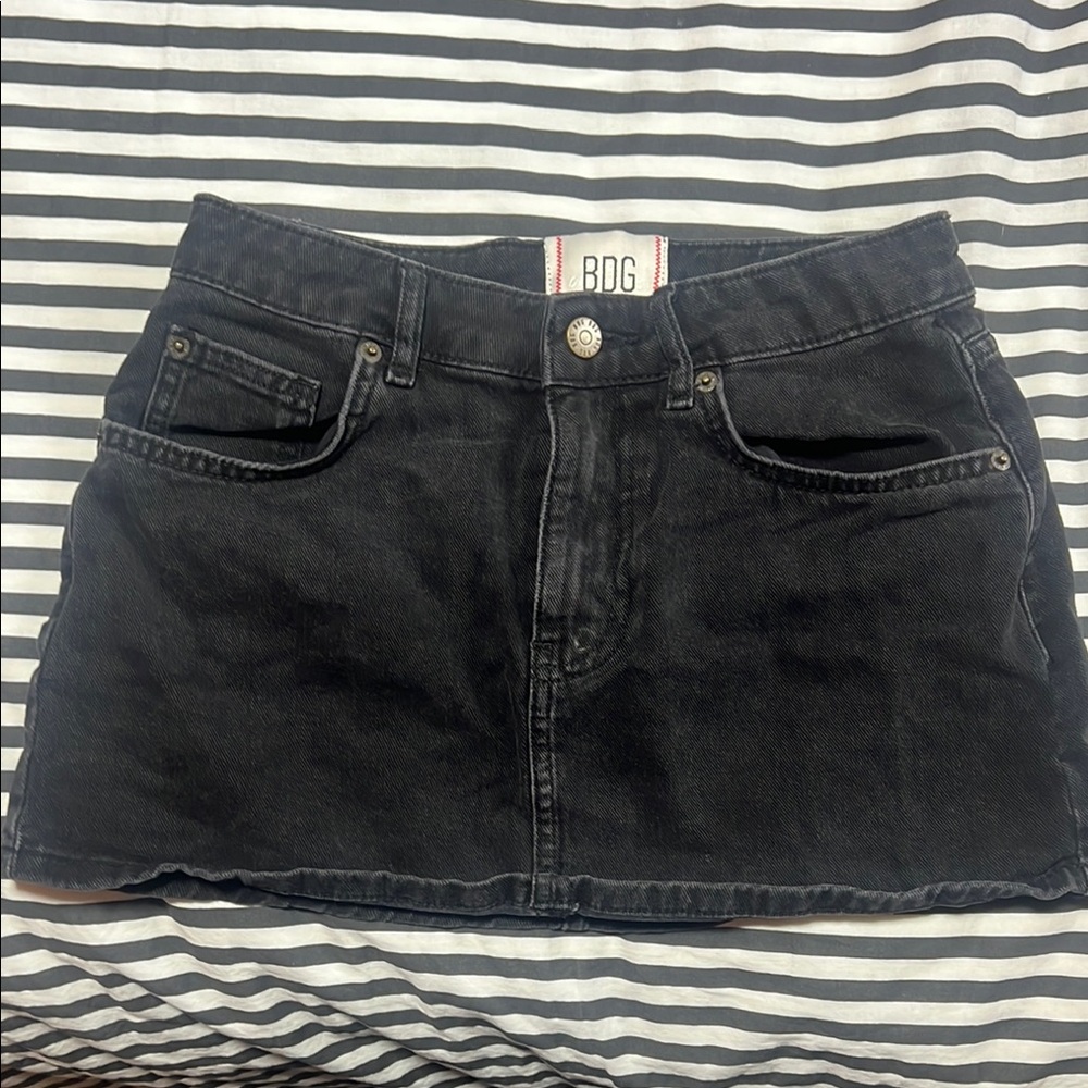 Urban Outfitters BDG Black Denim mini Skirt